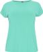 Yoek T-shirt femme col rond turquoise