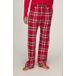 Hunkemöller Tall Pyjamabroek Flanel Rood