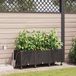 vidaXL - Tuin - Plantenbak - met - Irrigatie - en - Wielen - 3 - st - Bruin - PP