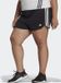 adidas Performance Pacer 3-Stripes Knit Short (Plus Size) - Dames - Zwart - XL