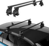 Menabo Barre de toit pour Fiat Panda II (2003-2012), noir