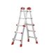 Hailo Profistep Multi 7516-151 Échelle pliante multifonction télescopique en aluminium 4x3 échelons 2,8m/3,7m