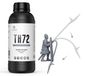 Résine pour imprimante 3D, longueur d'onde 405 nm, durcissement par UV, robuste, gris mat, 1000 g
