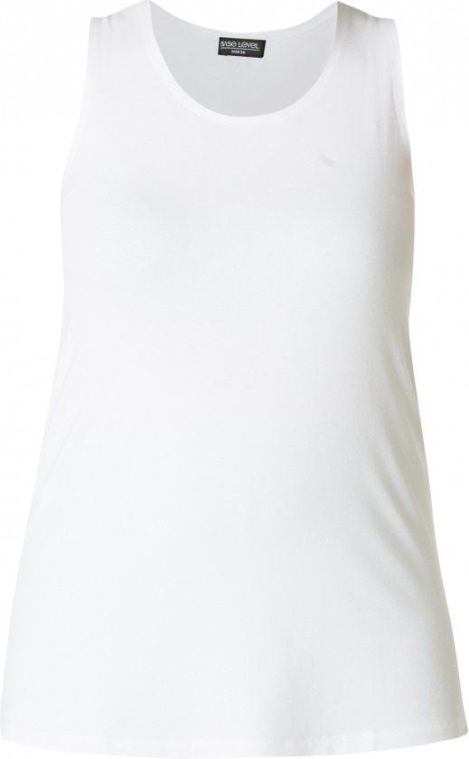 BASE LEVEL CURVY Alicia Top - White - 8XL (56)