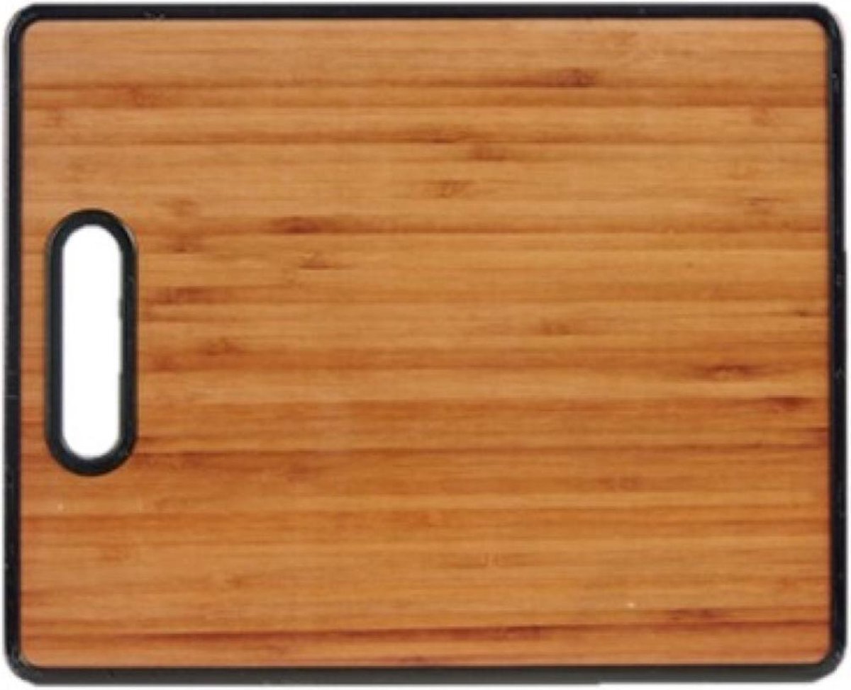 Arte r Bamboe houten snijplank/serveerplank met handvat 38 cm - Snijplanken van hout