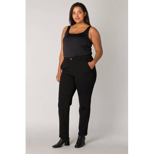 Base Level Curvy jersey broek Yoella zwart