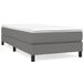 VidaXL Boxspringbedframe, donkergrijs, 80x200 cm, gestoffeerd