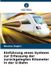 Einführung Verlag Unser Wissen Einführung eines Systems zur Erfassung der zurückgelegten Kilometer in der U-Bahn