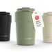 LARS NYSØM Bevægelse Thermos Coffee Mug-to-go 380ml - BPA-vrij met Isolatie - Lekvrije Roestvrijstalen Thermosbeker (Sage Green - Powder)