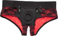 CalExotics - Scandal Crotchless Set L/XL - Strap On Harness Zwart