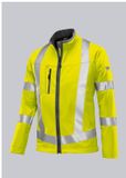 BP Softshell-jas met veiligheidsmarkering 2121-940 Heren XS Warngelb