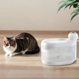 Draadloze Happy & Polly Draadloze waterfontein voor katten: draadloze waterfontein voor katten, 2,2 l/2,2 l, met waterkom met oplaadbare 4400 mAh batterij met sensor, bevat 2 filters