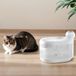 Draadloze Happy & Polly Draadloze waterfontein voor katten: draadloze waterfontein voor katten, 2,2 l/2,2 l, met waterkom met oplaadbare 4400 mAh batterij met sensor, bevat 2 filters