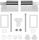 Charnières de siège de toilette sans marque - Soft Close & ABS universel - Remplacement facile