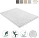 Beautissu Beaumare WR antislip badmat 120x70cm - douchemat wit