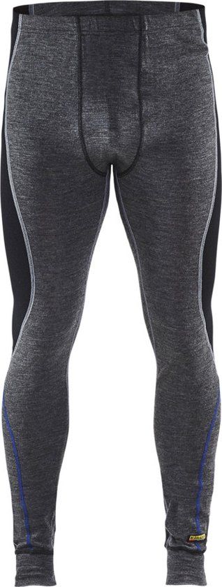 Blaklader Lange onderbroek 100% merino WARM 1849-1732 - Medium Grijs/Zwart - XS