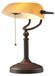 Lampe de table abat-jour en verre orange mat douille E27