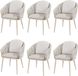 4 Seasons Outdoor Eva dining tuinstoel latte rope Taste set van 6