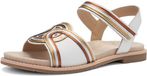 Ara Platte Sandalen Dames Wit Elba maat 38