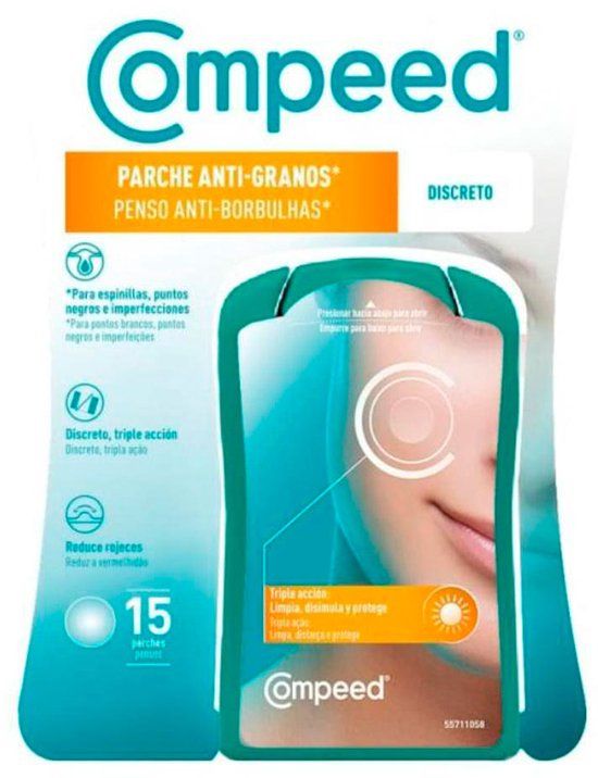 Compeed Gezichtsreiniger Discreto Patch (15 Stuks)
