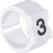 Te Connectivity Clip de marquage Std12w-1 Impression 1 Plage de Ø extérieur 4.50 à 6 mm 028690-000 Y845831