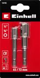 Originele Einhell Originele adapterset, 2-delig, 65/72 mm, 3/8 inch/1/2 inch