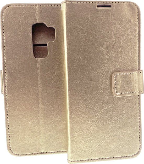ZT Accessoires Book Case geschikt voor Samsung Galaxy A6 (2018) - Goud