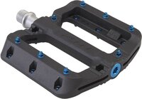 FUNN Black Magic Platform Pedals - Blue