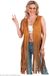 Widmann Hippie Vest Met Superlange Franjes Vrouw Bruin L/XL