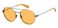 Polaroid Zonnebril 6056/s 40g/he Unisex Zilver/geel