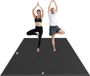 Tapis de yoga antidérapant, tapis de fitness, tapis de pilates pour entraînements (244 x 183 cm)