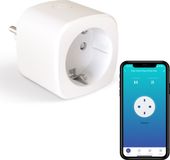 Calex Slimme Stekker - Energiemeter - Smart Plug met App Bediening - Werkt met Alexa en Google Home