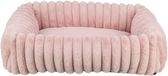 Trixie Hondenmand Lonni Hoekig Ribfluweel Roze 65x50 cm