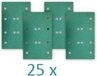 RUPES HQ400 Polyester Schuurstroken 80x130mm P320 - 25 stuks