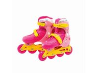 ODS Barbie, rolschaatsen voor meisjes, verlengbaar, stijve laarzen, van pvc, maat S (31-34), aanbevolen leeftijd + 4 jaar