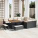 Maison Exclusive - Ensemble de jardin avec 12 pièces, ensemble de salon en polyrotin noir