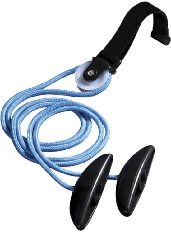 Matchu Sports - Schouderstretcher - Schouder pulley - Blauw/Zwart