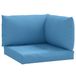 VidaXL stoelkussen Blauw