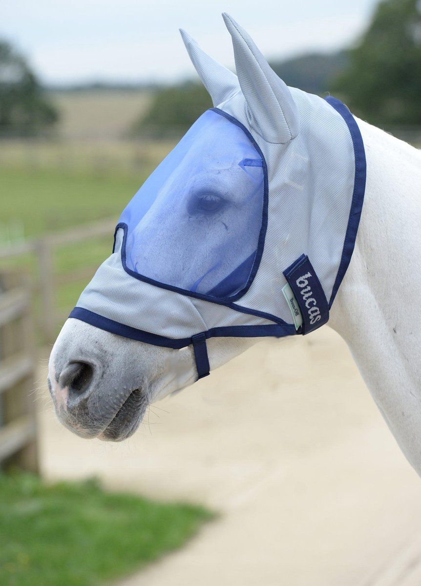 Bucas Buzz-Off Deluxe Masker & Oren L Blauw