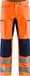 Blaklader 158518115389C62 Werkbroek met stretch, High Vis Oranje/Marineblauw, Maat C62