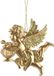 Decoris Engel kunststof L9b9,5h0,5 cm goud