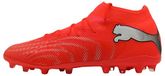 PUMA FUTURE 9 PRO MG chaussures de football unisexe, Noir/Rouge/Blanc, Taille 46
