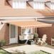 Storefront awning with solar LED 4 x 3 m