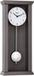 Hermle 71002-U82200 Avant-garde slinger wandklok kwarts, Barista Grey, 57cm x 24,5cm x 10cm