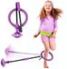 Corde à sauter pliable et portable pour enfants - jouets de sport et de jeu - violet - adapté aux enfants de 5 à 10 ans - un cadeau pour les mères et les filles