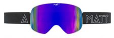 MATT Skibril Ski Collectie Scale - Cyborg Blue - Blauw
