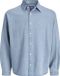 Jack & Jones Denim overhemd Loose Fit Lange Mouw Katoen Medium Blue Denim S