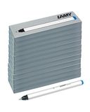 LAMY T11 Rollercartridge set van 12 met grote inktvoorraad en schrijfpunt van roestvrij staal in de kleur blauw (uitwisbaar) voor patronenroller model 311 Lamy balloon - 36 vullingen