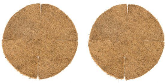 Nature Inlegvel kokos - 2x stuks - voor hanging basket - 60 cm - kokosinleggers