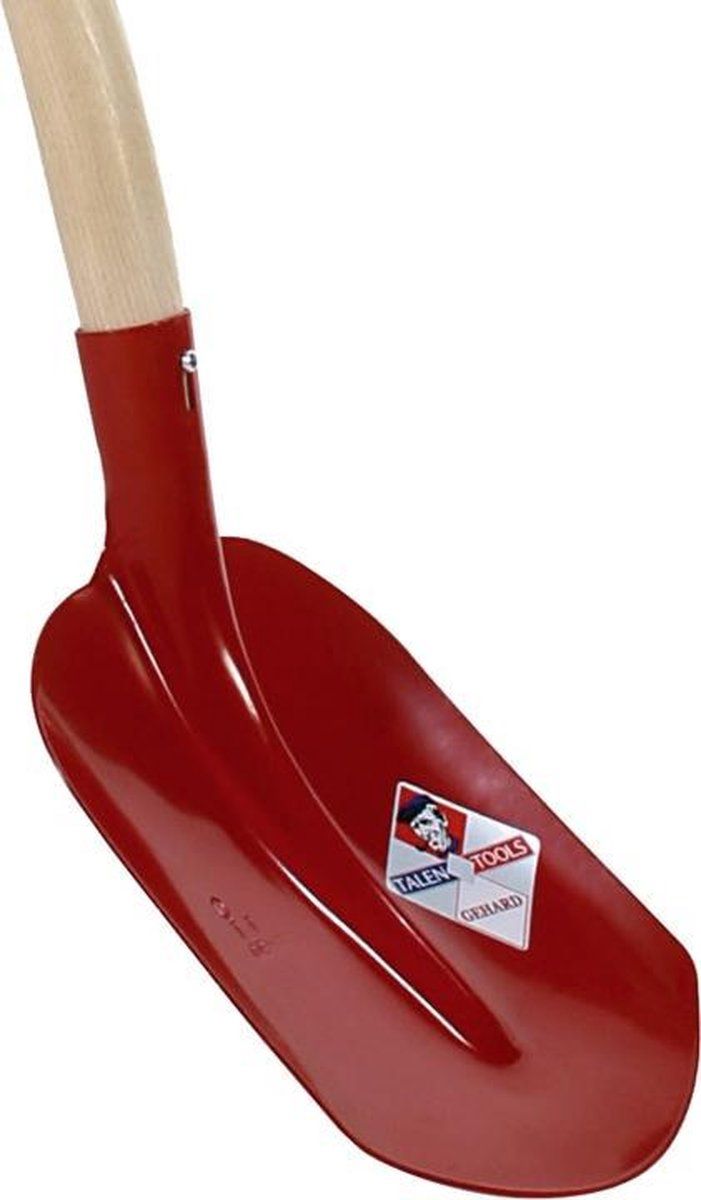 Talen Tools schepbats 130 cm rood met t-greep 28 x 23,5 cm